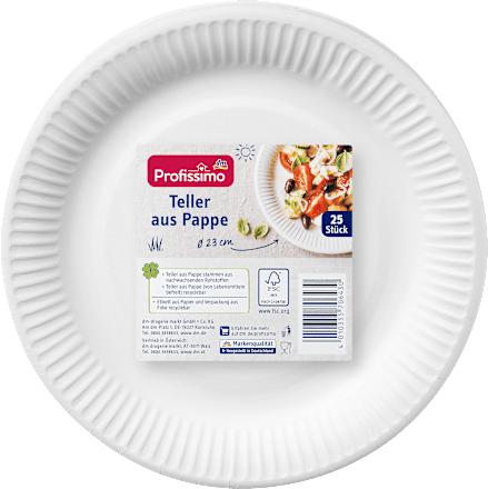 Talerze papierowe Profissimo