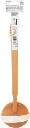 Badebürste mit abnehmbarem Bürstenkopf ebelin