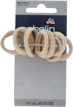 Mini gumice za kosu – bež ebelin