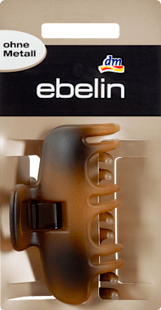 Mollettone per capelli marrone avana opaco ebelin