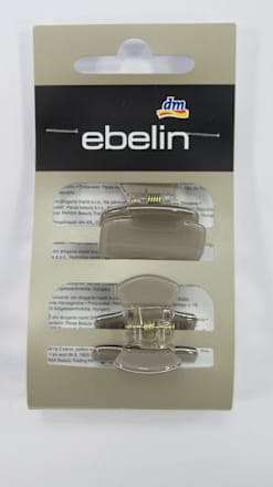 Щипки за коса, сиви ebelin
