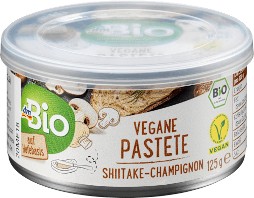 Bio shiitake-champignon gombás vegán pástétom dmBio