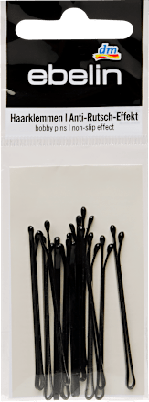 Hullámcsat csúszásmentes, egyenes szárú, fekete ebelin