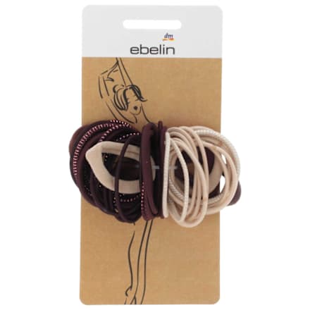 Gumice za kosu mix - braon i bež  ebelin