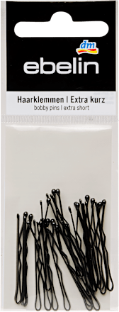 Hullámcsat extra rövid, fekete ebelin
