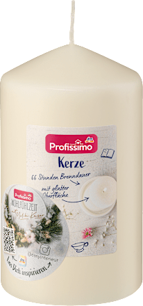 Kerze glatt 140/80 champagner Profissimo