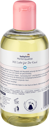 Pflegeöl Schwangerschaft babylove Mama