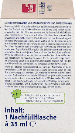 Sredstvo za zaščito pred komarji, polnilo Profissimo