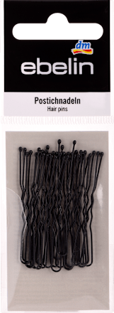 Ukosnice za kosu, crne – ekstra kratke  ebelin