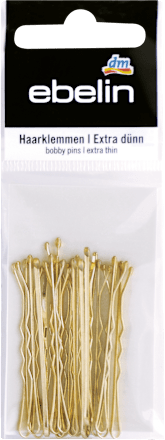 Tanke lasnice za lase, zlate ebelin
