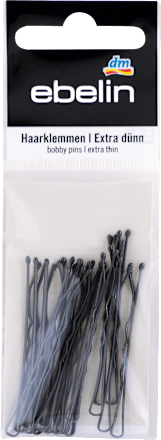 Ukosnice za kosu - ekstra tanke, tamno smeđe ebelin