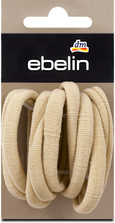 Elastike za lase, bež ebelin