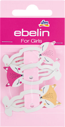 sponky do vlasů, liška ebelin