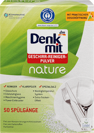 Geschirr-Reingungs-Pulver nature Denkmit