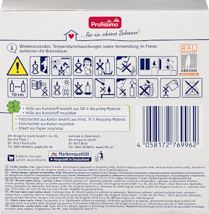 Podgrzewacze zapachowe duże, wanilia Profissimo
