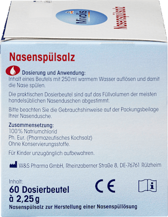 Nasenspülsalz Mivolis