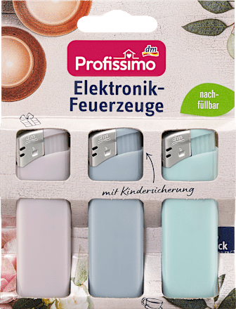 Elektronik-Feuerzeuge sortiert Profissimo