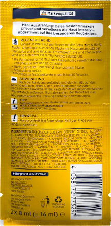 Maske Milch & Honig Balea