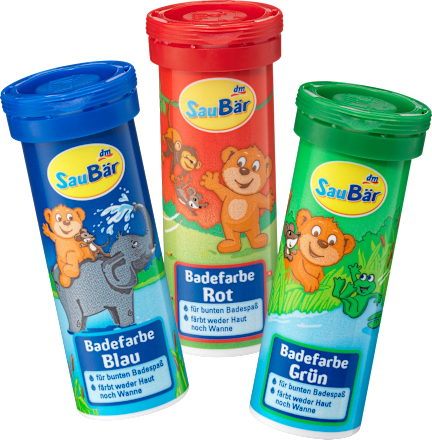 Fürdővízszínező tabletta, többféle SauBär