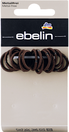 Gumice za kosu, mini - smeđe ebelin