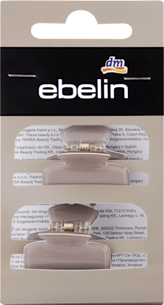 Štipaljke za kosu, bež ebelin