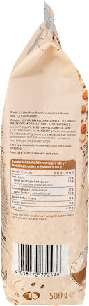 bio kaše snídaňová vláknina, mandle & lískové ořechy  dmBio