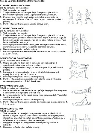 Fitnes trakovi za raztezanje  Sportness