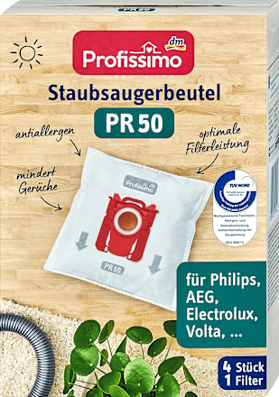 Vrečke za sesalec (PR 50), 4 vrečke + 1 filter Profissimo