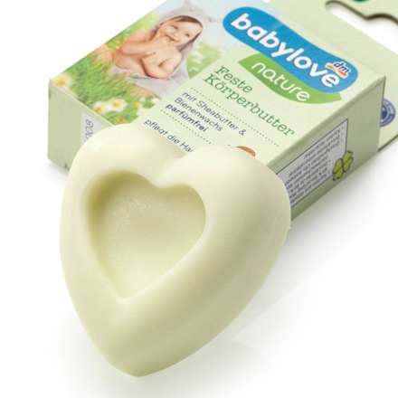 Feste Körperbutter nature babylove nature