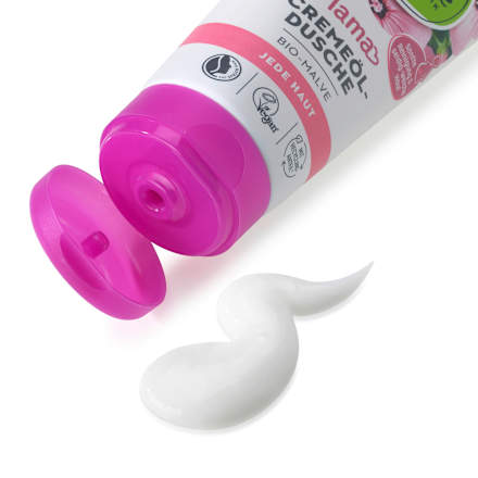 Krem-olejek pod prysznic dla kobiet w ciąży, malwa BIO alverde NATURKOSMETIK