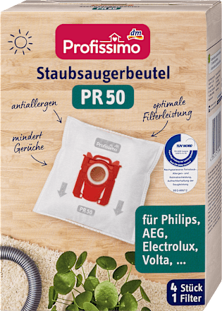 Vrečke za sesalec (PR 50), 4 vrečke + 1 filter Profissimo