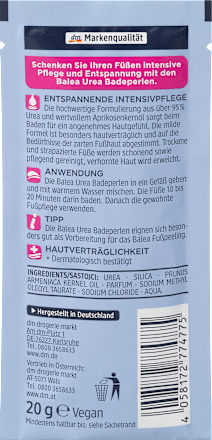 Fußbadeperlen sehr trockene Füße Urea Balea