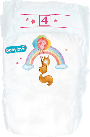 Windeln Premium Gr. 4, Maxi, 8-14 kg babylove