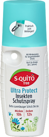 Repelent proti komárom Ultra Protect S-QUiTO free