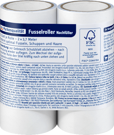 Fusselroller Nachfüllpackung Profissimo