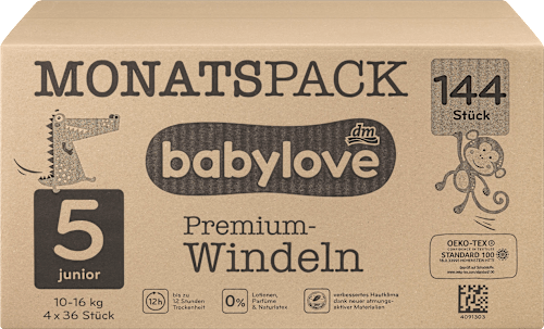 Premium plenice 5 junior (10-16 kg) - mesečno pakiranje babylove