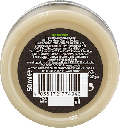 Deocreme Rough Nature alverde MEN