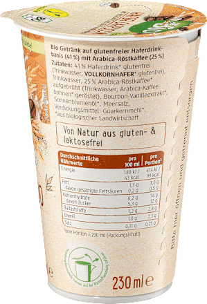 Ovsené Capuccino bezgluténové dmBio