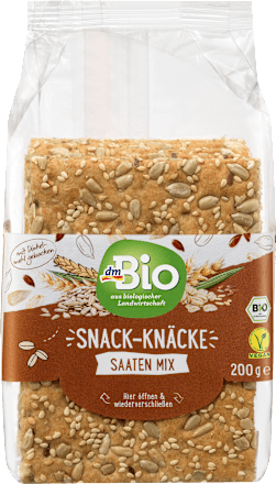 bio křupavý snack se semínky  dmBio