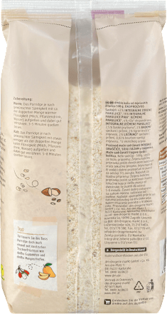 bio kaše snídaňová vláknina, mandle & lískové ořechy  dmBio