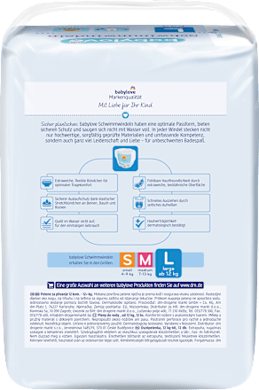 Schwimmwindeln Gr. L, ab 12 kg babylove