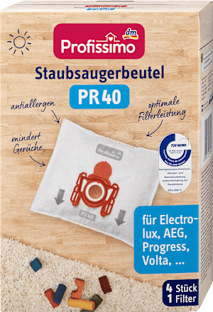 Vrečke za sesalec (PR 40), 4 vrečke + 1 filter Profissimo