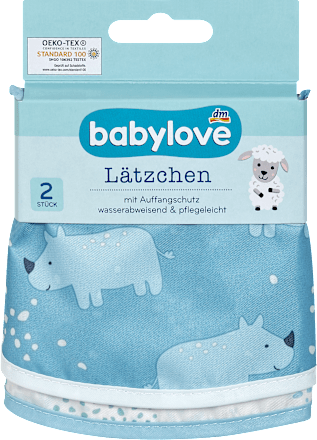Lätzchen mit Auffangschutz sortiert babylove