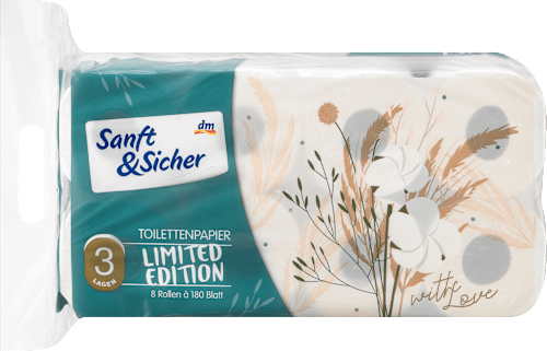 Papier toaletowy Limited Edition 3-warstwowy Sanft&Sicher