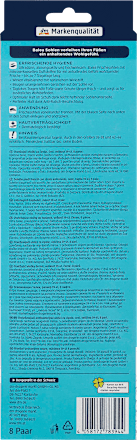 Frischesohlen schwarz Gr. 39-41 (4 Paar) Balea