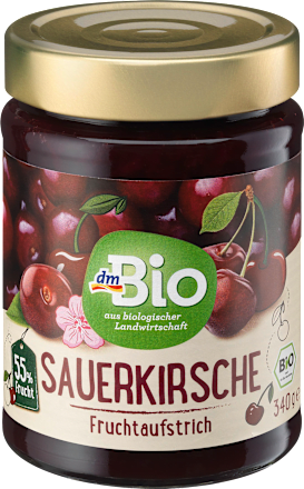 Fruchtaufstrich, Sauerkirsche 55% Frucht dmBio