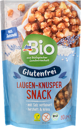 Laugen-Knusper-Snack glutenfrei  dmBio