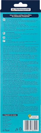 Osvežujoči vložki za čevlje, velikost 42-34 (8 parov) Balea