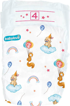 Windeln Premium Gr. 4, Maxi, 8-14 kg babylove