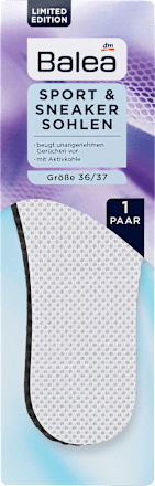 Einlegesohlen Sport & Sneaker, weiß Gr. 36/37 (1 Paar) Balea